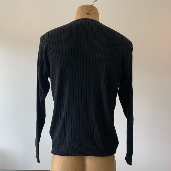 Black Sweater made in Italy by Green Coast NWOT - Picture 8 of 15